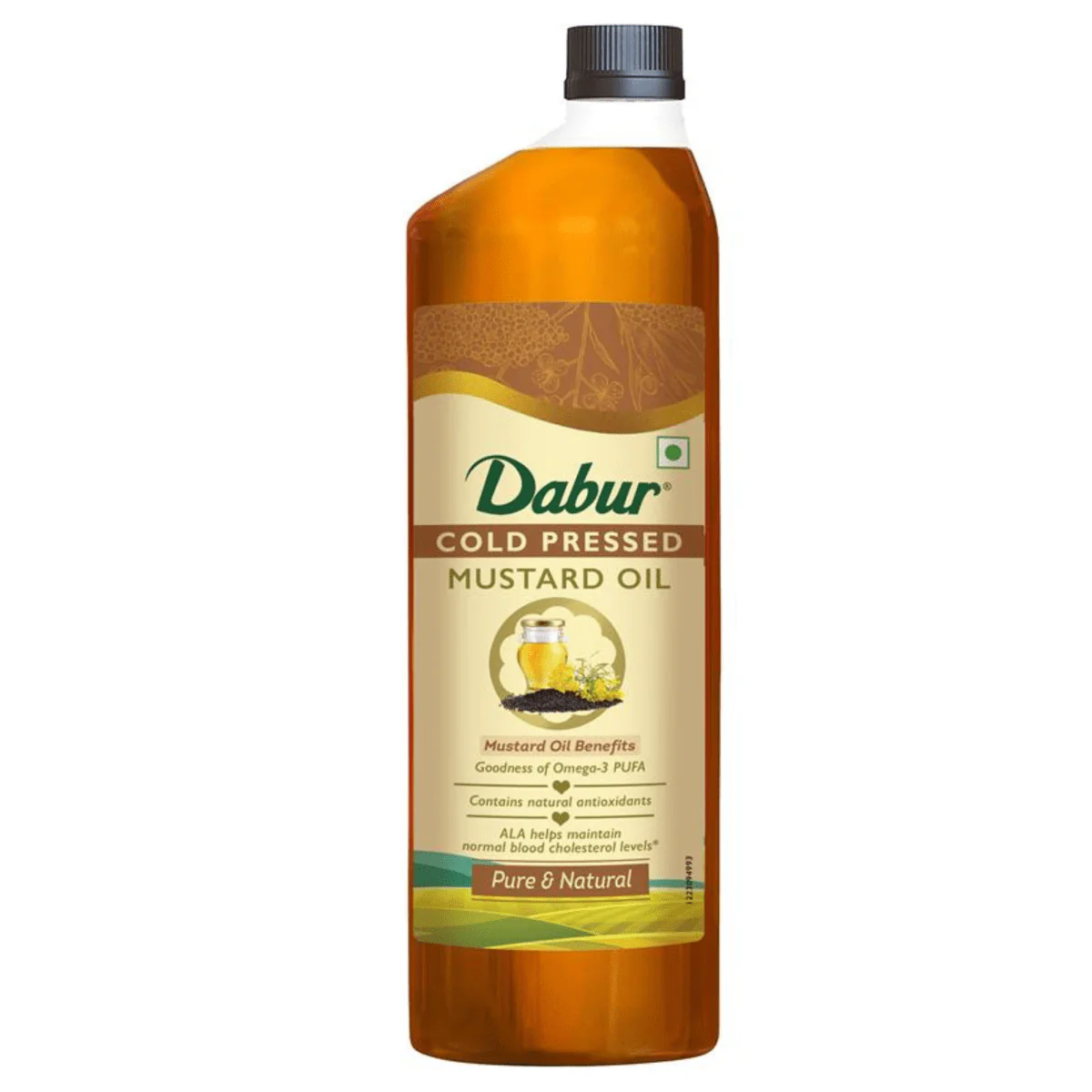 Dabur Cold Pressed Mustard Oil | Rich in Omega 3 & 6 | Healthy, Pure & Flavorful Cooking Oil - Image 4
