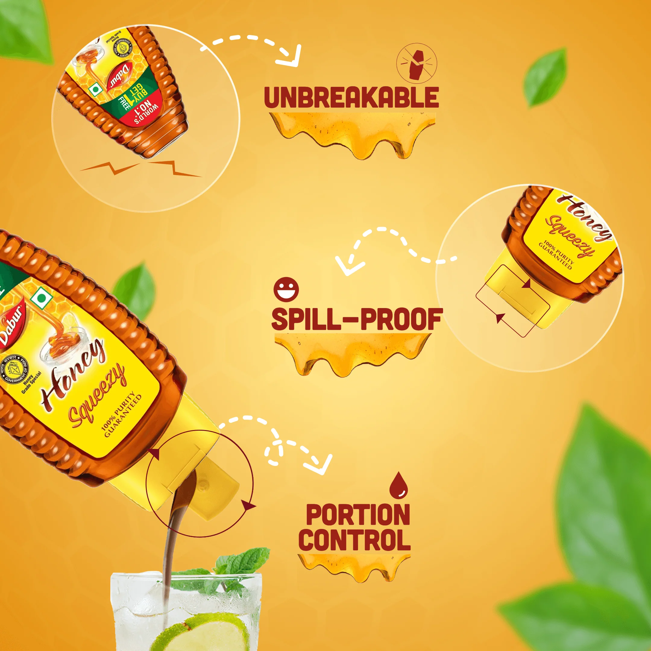 Dabur Himalayan Shilajit Resin 15g + Honey Squeezy 400g x 2 – Ayurvedic Energy - Image 11