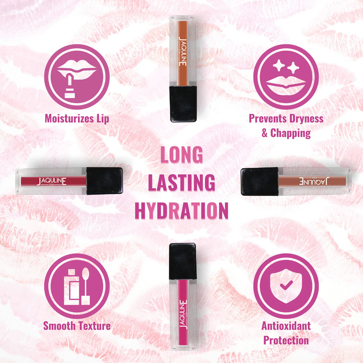Jaquline USA Glossy Pout (Pack of 5) - Image 4